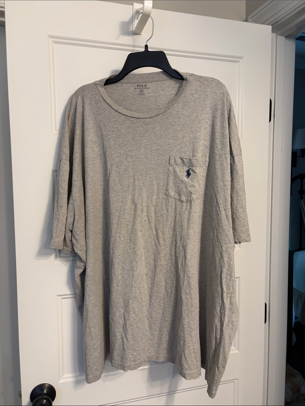 Polo by Ralph Lauren Light Gray Short-Sleeve Pocket Tee